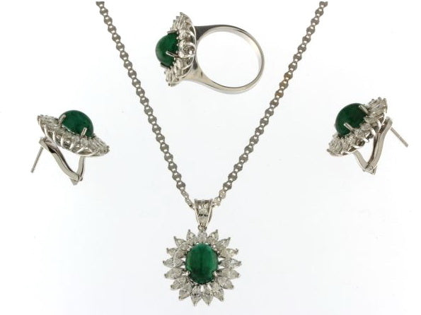 Emerald & Diamond Set