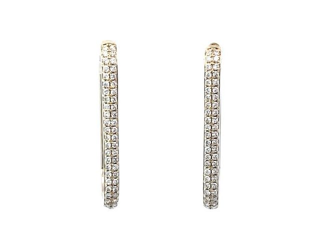 0.59 ctw Oval Drop Earrings