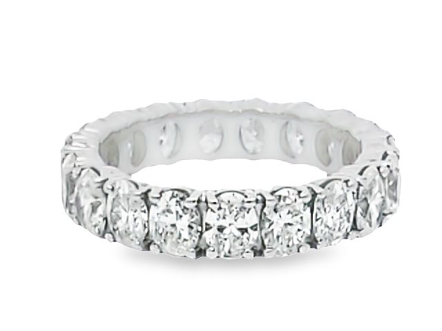 Oval Diamond Eternity Band