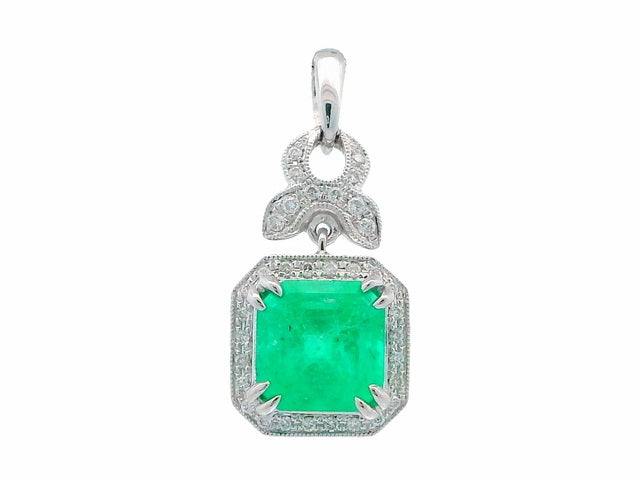 2.70 ct Emerald Pendant