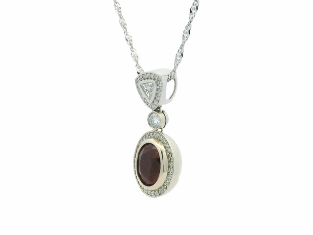 5.50 ct Ruby Necklace