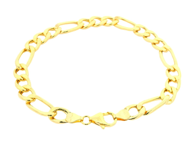 10KT Mens Figaro Bracelet
