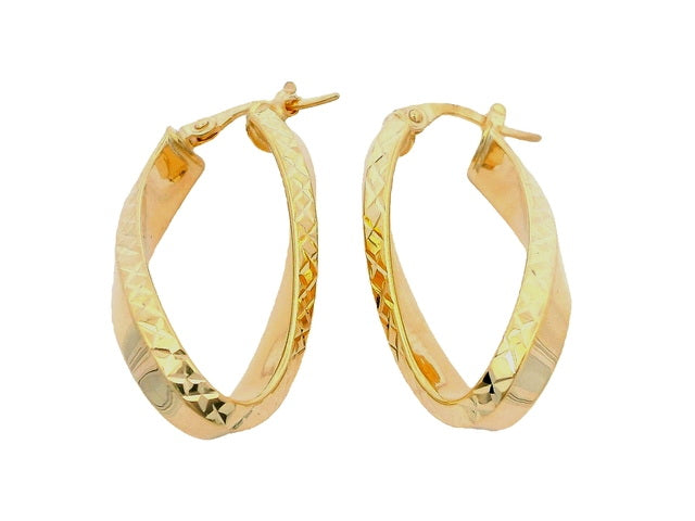 10KT Quilt Textured Hoops
