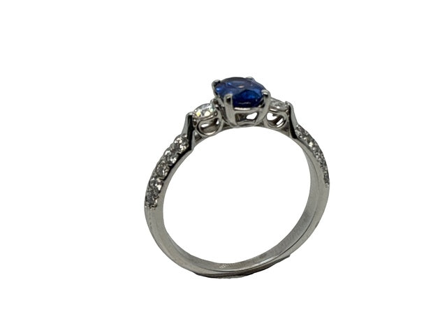 14 Karat White Gold Ring
