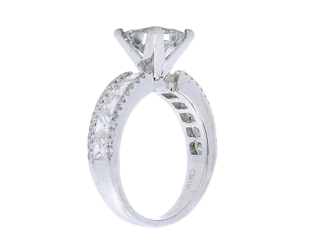 1.31 ct. Princess Cut Engagement Ring