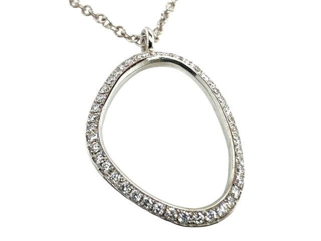 14K White Gold Pendant