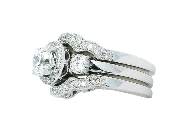 Engagement Ring and Matching Bands