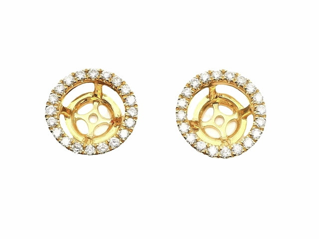 0.24 ctw Diamond Earring Jackets