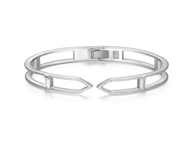 ELLE Art Deco Cuff Bracelet