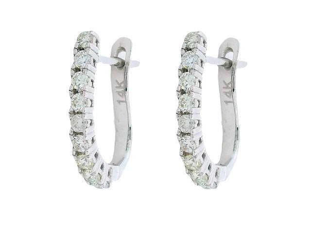 Diamond Spanish Back Earrings