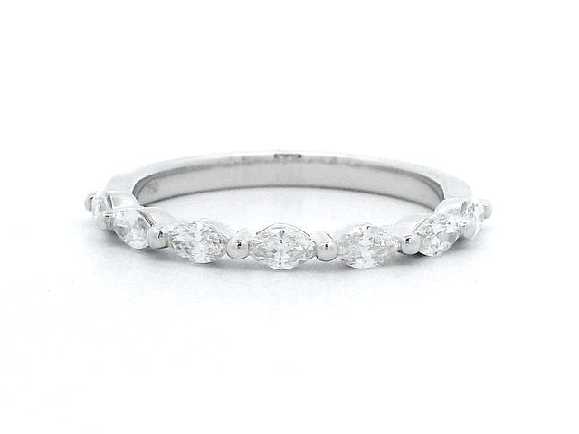 18KT Marquise Diamond Band