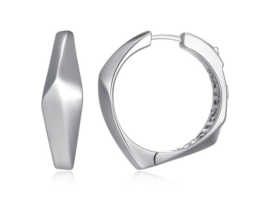 ELLE Peak Polygon Hoop Earrings