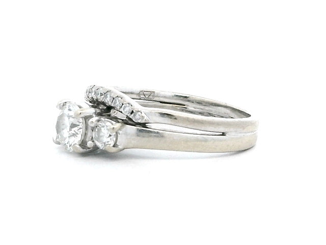Engagement Ring and Fitted Band