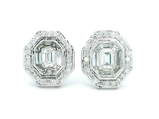 1.60 ctw Diamond Studs