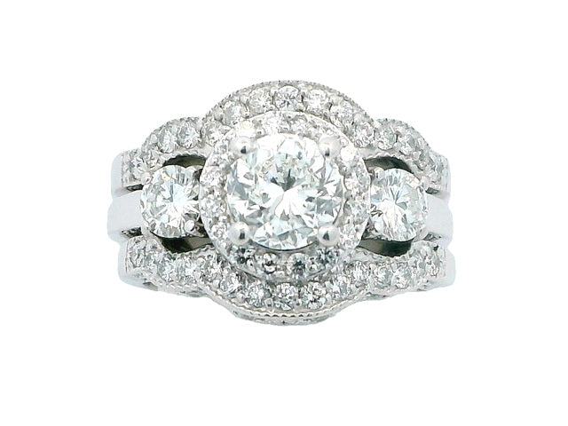 Engagement Ring and Matching Bands