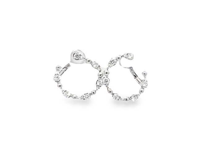 0.56 ctw Fancy Diamond Earrings
