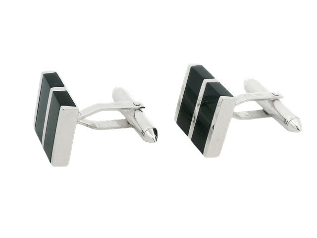 14kw Onyx Cufflinks