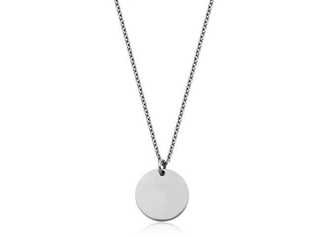 Round Pendant Necklace