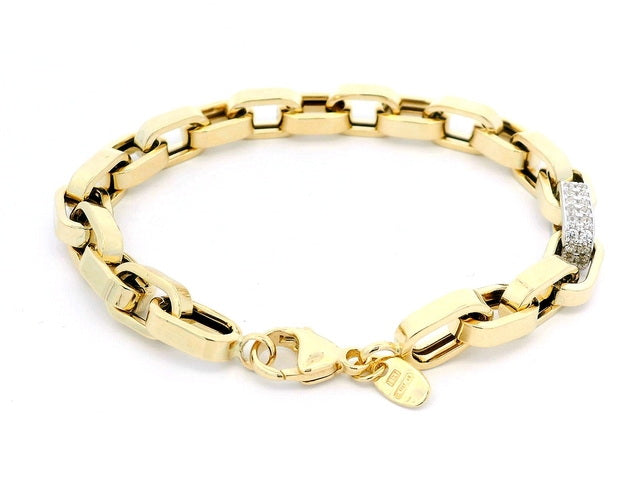 14KT Designer Link Bracelet