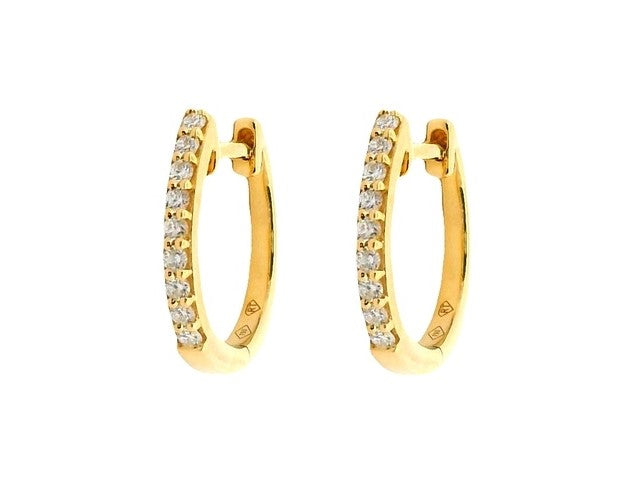 18KT Hoop Earrrings