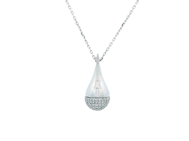 18KT Diamond Drop Pendant