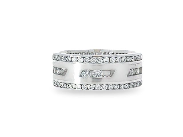 Fancy Sliding Diamond Ring