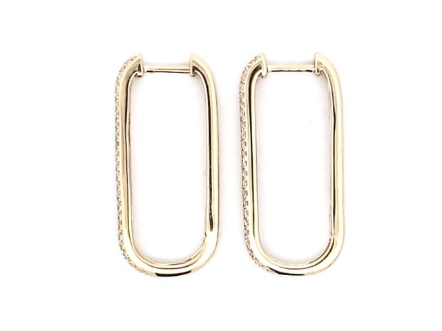 0.59 ctw Oval Drop Earrings