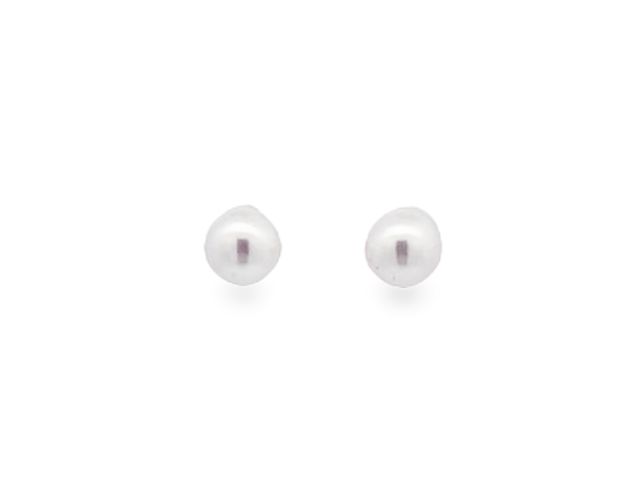 14KT Yellow Gold Pearl Stud Ea