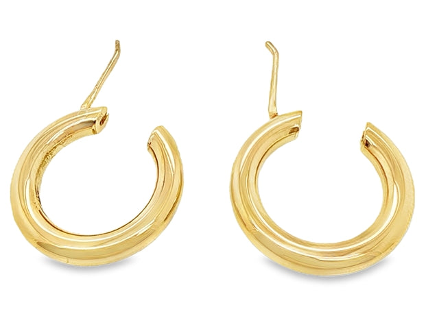 9KT Yellow Gold Hoops