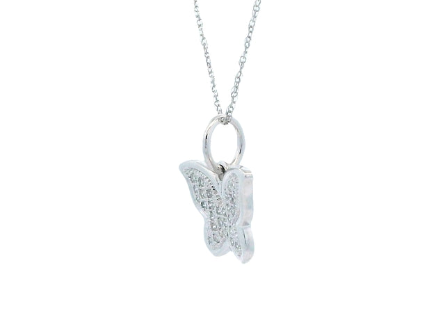 Butterfly Necklace with Diamonds