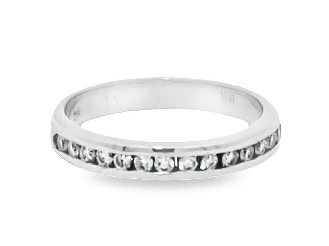 14kt Channel Set Diamond Band