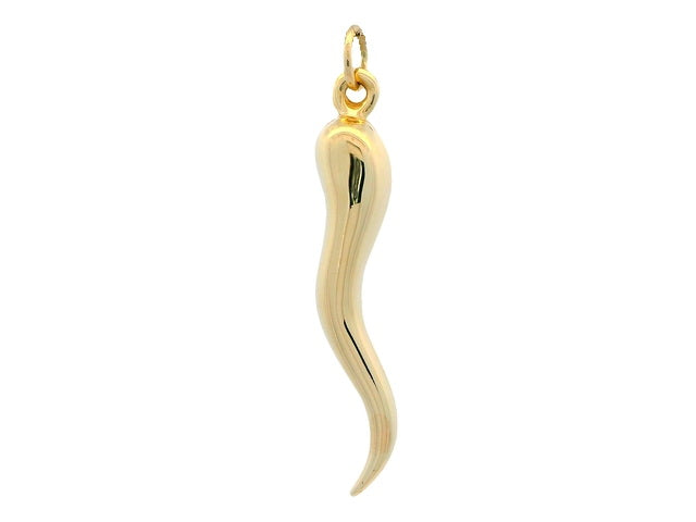 10KT Horn Pendant
