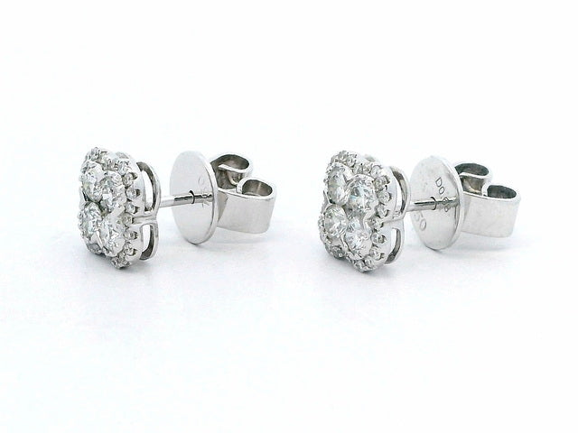 Quatrefoil Diamond Earrings