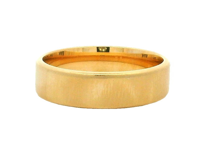 5.50 mm Matte Gold Band