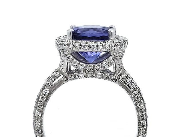 Tanzanite and Diamond Ring
