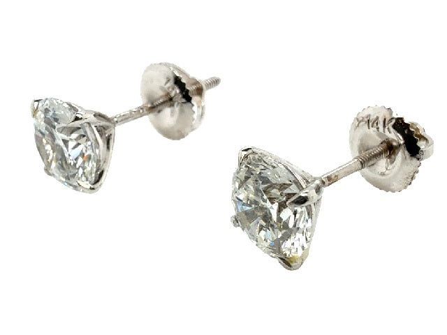 1.40 ctw LAB Diamond Stud Earrings