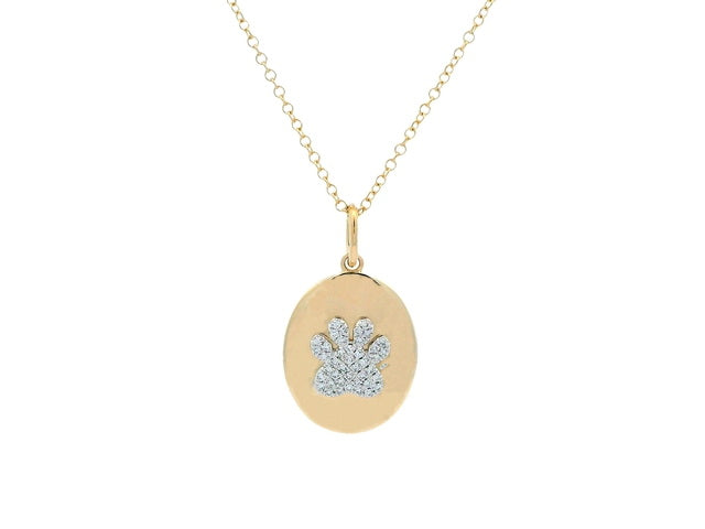 Paw Print Necklace