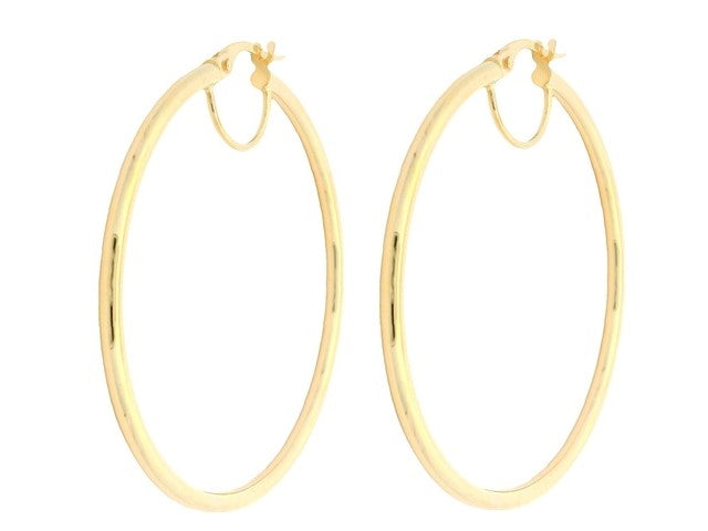 10KT Large Hoop Earrings