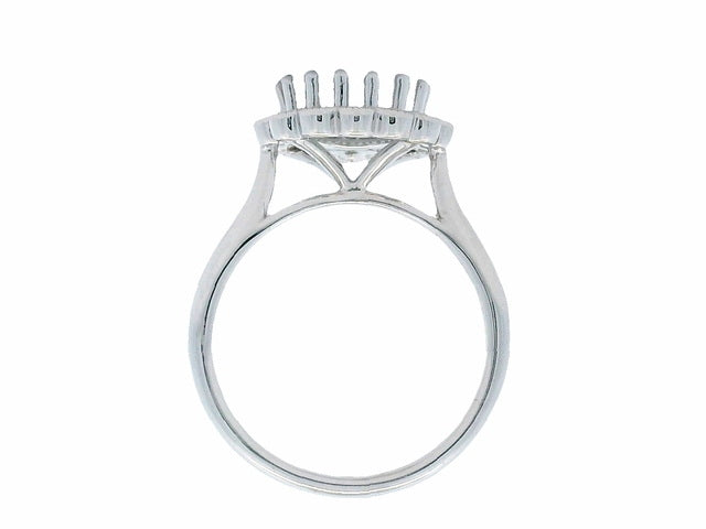 18KT Halo Engagement Ring