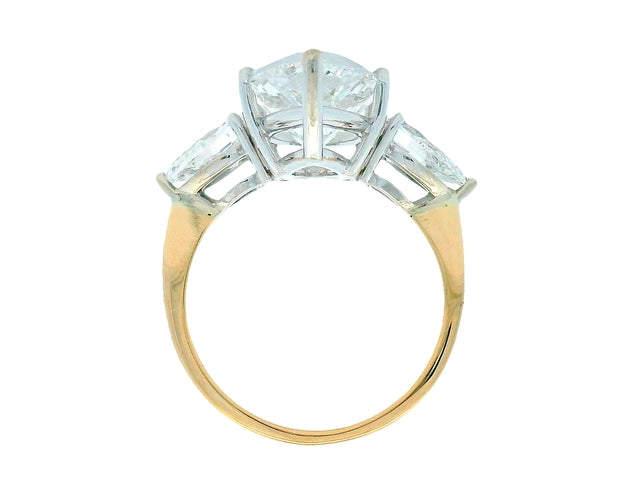 Lab Diamond Pear Ring