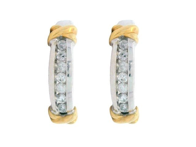 14KT Diamond Earring