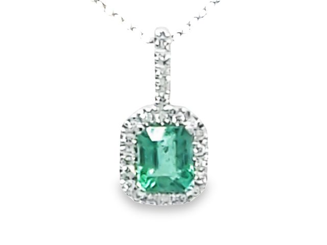 Emerald & Diamond Necklace