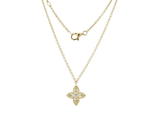 18KT Flower Necklace