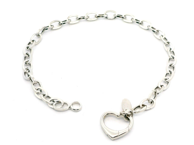 10KT Bracelet with a Heart Lock