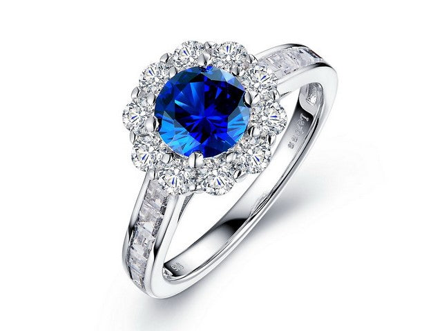 Sapphire & Cubic Ring
