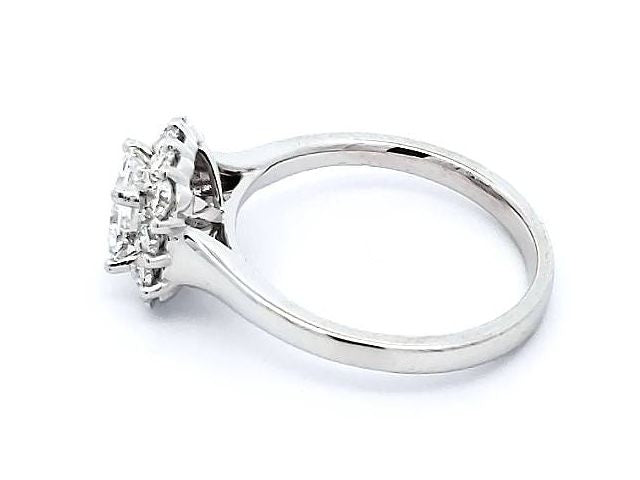 1.27 ctw Halo Engagement Ring
