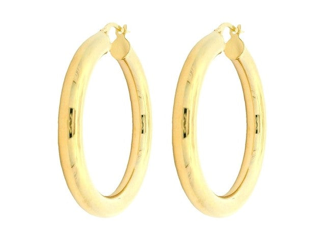 10KT Large Hoop Earrings