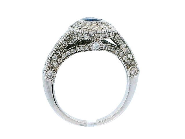 Sapphire & Diamond Ring