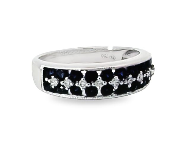 Lady's Band Round Sapphires an