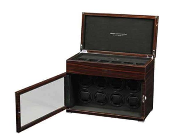 Benson Black Series Macassar Wood Winder 8 Rotors